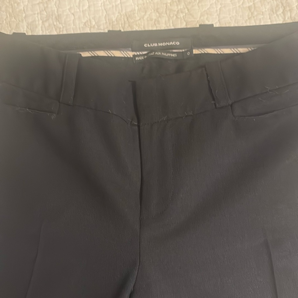 Club Monaco black trousers